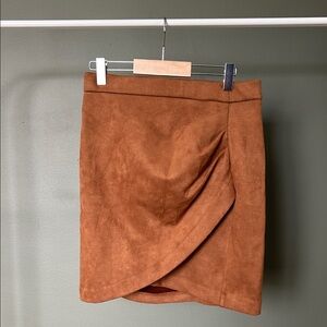 Dynamite Suede Mini Skirt